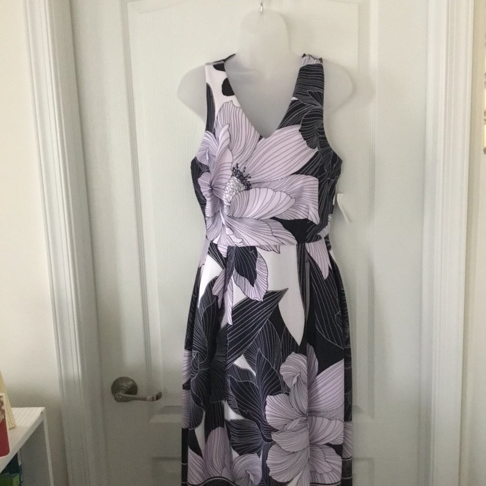 sleeveless summer dress, bright and airy, bow ties at neckline